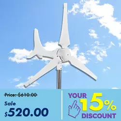 Automaxx Windmill 600W WindturbinenGeneratorSet